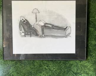 William Steig Framed Cartoon Print