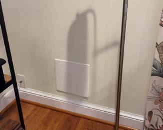 Mid-Century Modern Orange Dome Adjustable Floor Lamp