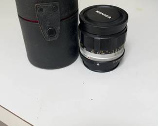 Vintage Konica Hexanon 35mm f/2.8 Lens with Hard Case