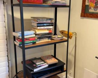 Industrial Style 5-Tier Metal and Wood Bookcase - Price per Shelf