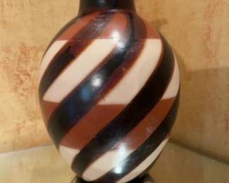Southwestern Style Hand-Painted Pottery Vase