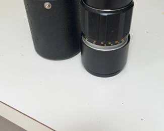 Vintage Konica Hexanon 135mm f/3.5 Telephoto Lens with Case