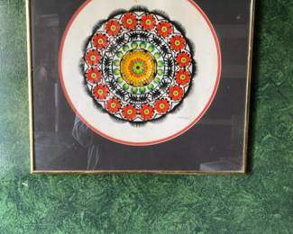 Vintage Polish Wycinanki Folk Art Paper Cut Out