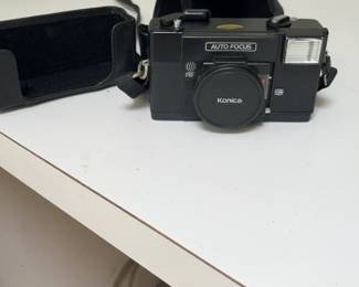 Konica C35 AF 35mm Point and Shoot Film Camera with Case