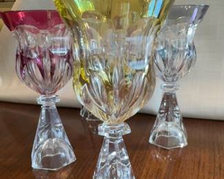 1980s Crystal Glasses (Set of 4)