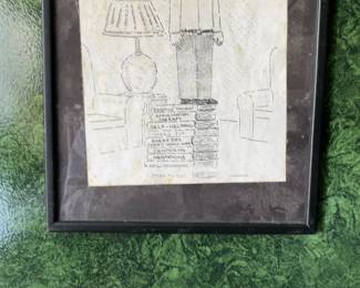 Framed Satirical Cartoon Art Print