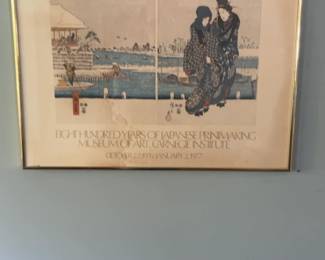Eight Hundred Years of Japanese Printmaking Exhibition Poster - Carnegie Institute