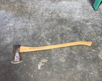 Collins Single Bit Axe With Wood Handle
