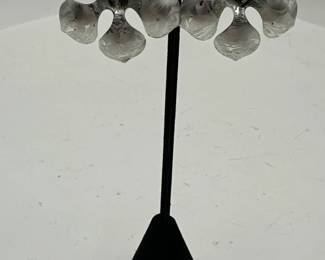 Pair Of VintageStyle Flower Metal ClipOn Earrings