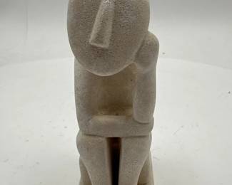 Modern Reproduction Thinker Statue Inspired By Cycladic Art