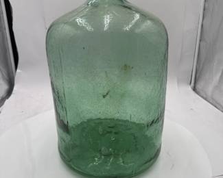 Vintage Glass Demijohn Bottle