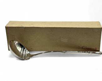 Oneida Community Morning Star Silverplate Soup Ladle, Boxed