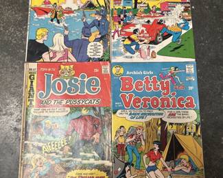 Vintage Comic Book Collection Of four Issues From The Archie Series
