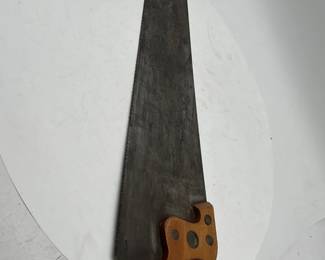 Vintage Saw With A SkewBack Blade Design