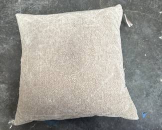 Neutral OffWhite Boucle Decorative Throw Pillow
