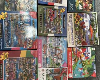 Collection Of Ten Jigsaw Puzzles
