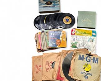 Vintage Vinyl Record Lot with Glenn Miller Box Sets, 1940s1970s