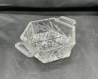 American Brilliant Period ABP Cut Glass Serving Dish