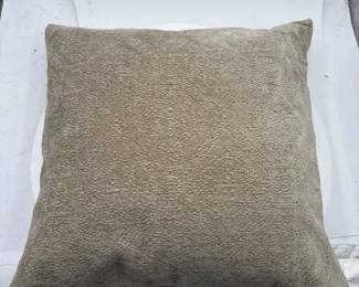 Taupe Pottery Barn Textured FabricThrow Pillow