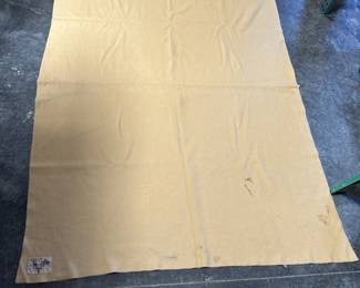 Vintage Dutch Wool Blanket Made By The AaBe Mill In Tilburg, Holland