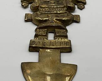 Decorative Replica Of A Peruvian Tumi Ceremonial Knife