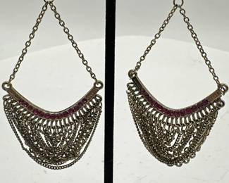 Pair Of BohemianStyle Fringe Drop Earrings