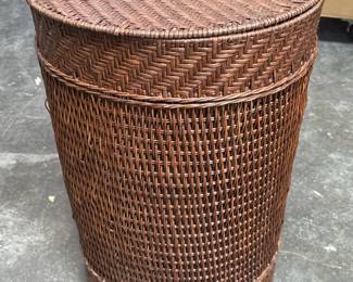 Handwoven Rattan Laundry Hamper
