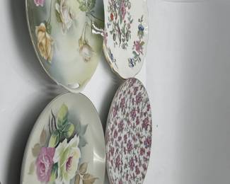 Group Of Four Vintage Porcelain Plates