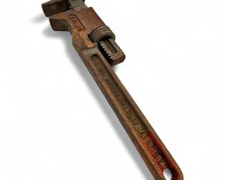 Trimont Trimo 12Inch Pipe Wrench, Patd 1911, Roxbury Mass