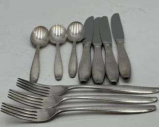 Group Of Stegor By Gorham Stainless Steel Flatware