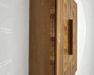 Vintage Inlaid Wood Box With Lid