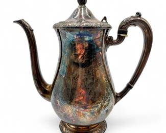 Oneida Tudor Plate Queen Bess II Silverplate Coffee Pot