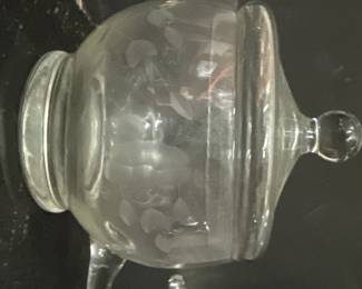 Princess House Heritage Crystal Lidded Creamer