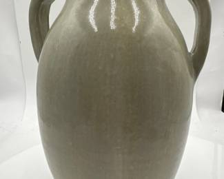 Handled Stoneware JarVase