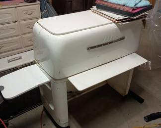 Linen press machine , or "mangle"