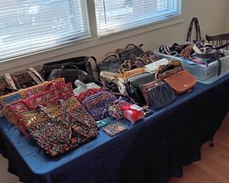 Hand bags, purses and more..