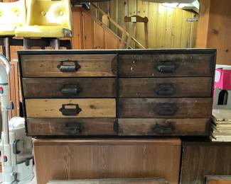 Nice old tool cabinet - solid wood