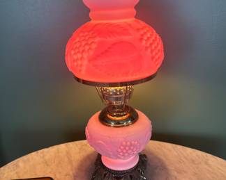 Fenton hurricane lamp