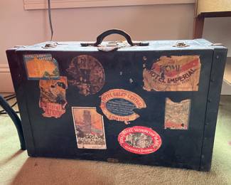 Old travel case with cool stickers