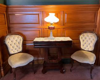 Eastlake table & chairs