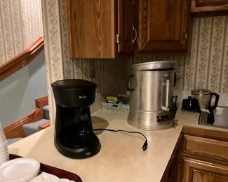 lots of coffee makers