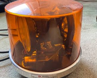 Funeral procession car flashing light-I assume it works