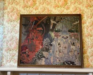 Zoom in on this original painting…..