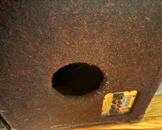 Bag End Speaker Cabinet with Metal Grill Close Up