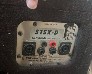 Bag End Professional Speaker Stack S15-D and S15X-D with covers $950 