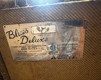 Fender Vintage Tube Amplifier with Tweed Covering Blues Deluxe $500 