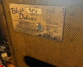 Fender Vintage Tube Amplifier with Tweed Covering Blues Deluxe $500 