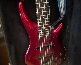 Ibanez SDGR (Soungear) Six String Bass Electric Bass Guitar in Metallic Red $550 