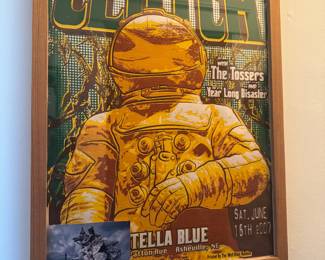 Clutch Concert Poster Framed Wall Art Asheville NC 2007