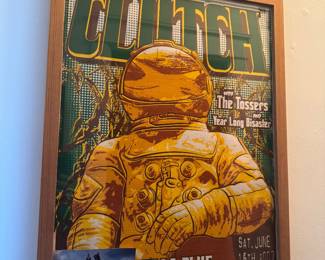 Clutch Concert Poster Framed Wall Art Asheville NC 2007